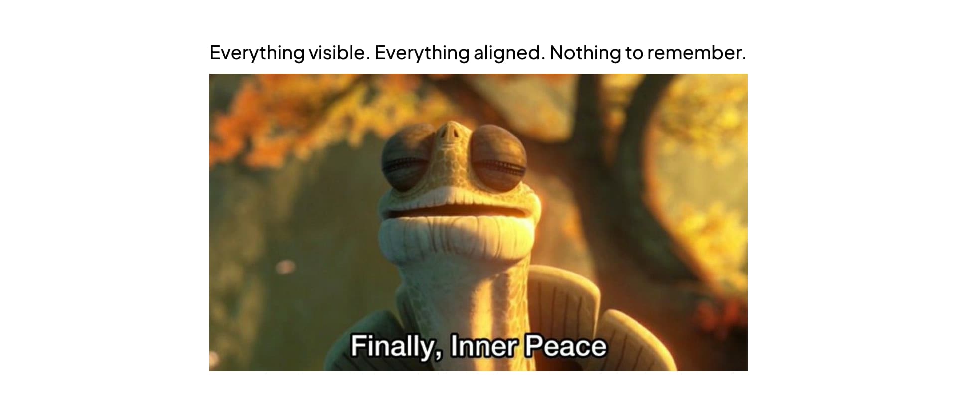 The Power of a Unified Calendar